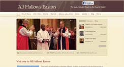Desktop Screenshot of allhallowseaston.org